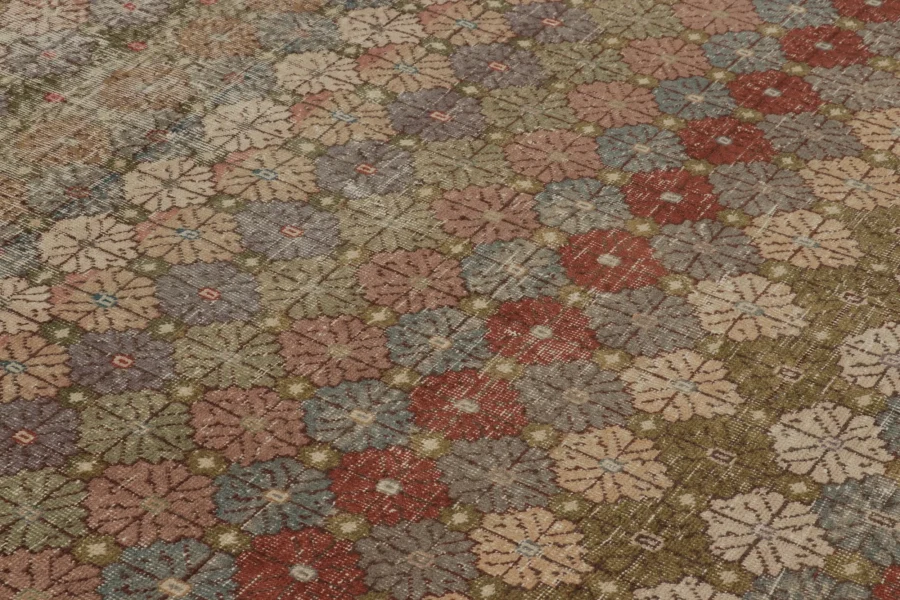 Vintage Distressed Rug