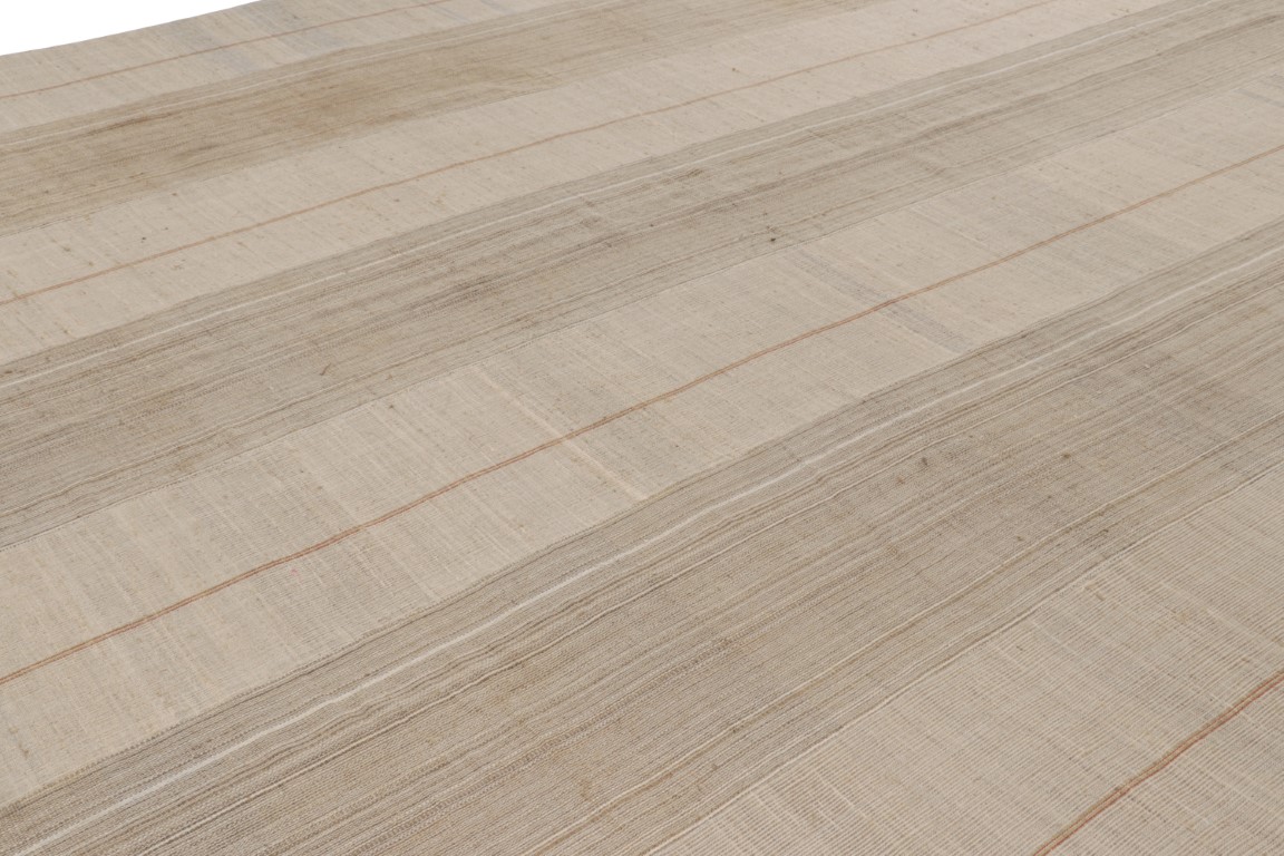 Oversized Vintage Striped Kilim
