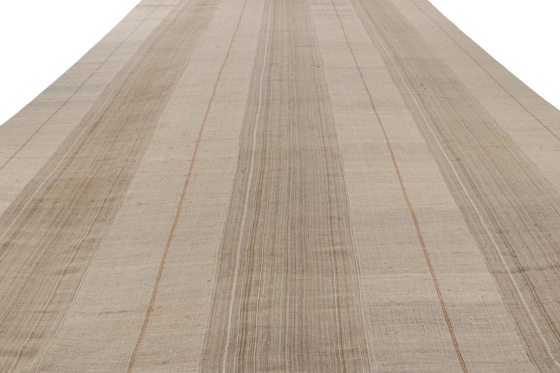 Oversized Vintage Striped Kilim