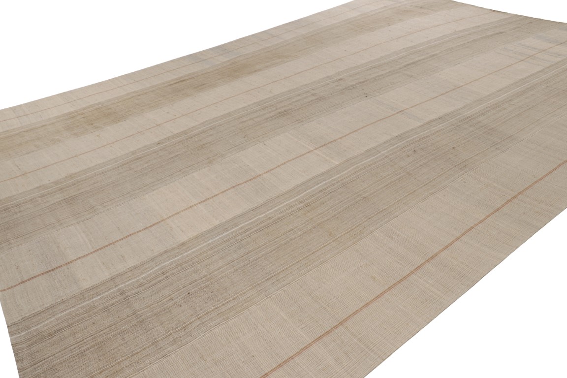 Oversized Vintage Striped Kilim
