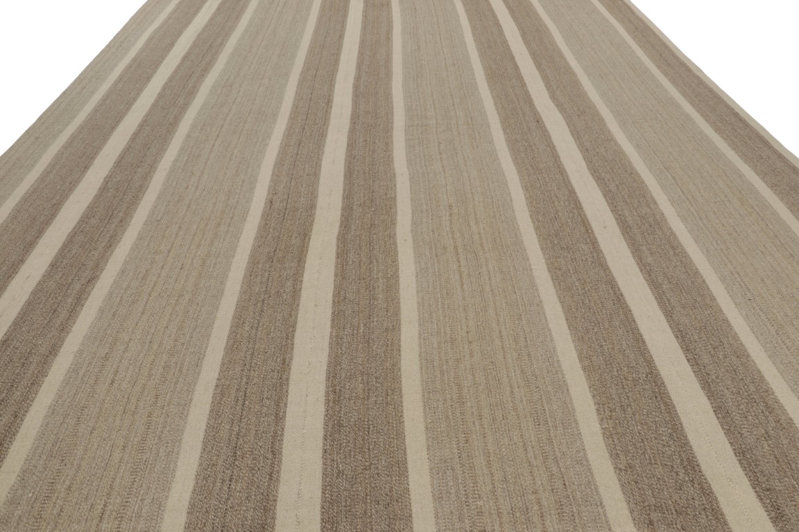 Oversized Vintage Striped Kilim