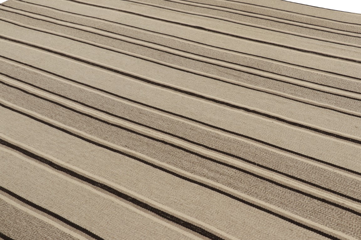 Oversized Vintage Striped Kilim