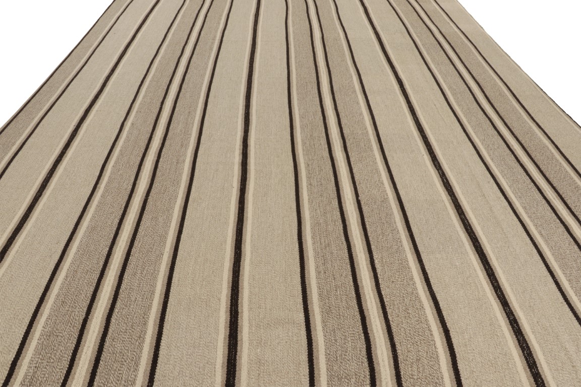 Oversized Vintage Striped Kilim