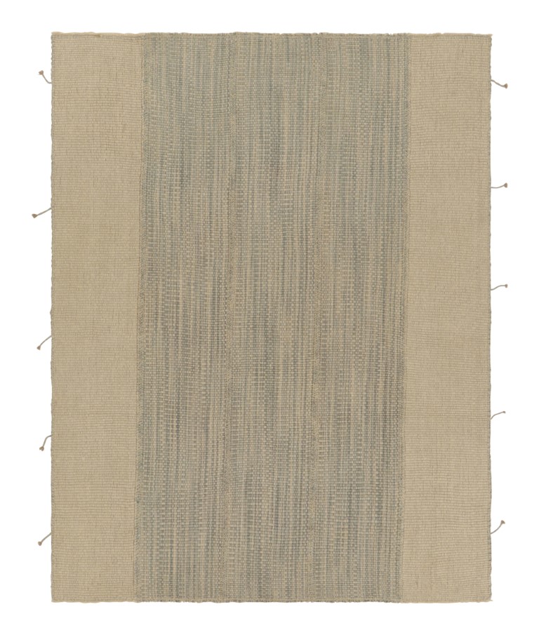 Contemporary Striae Kilim Rug