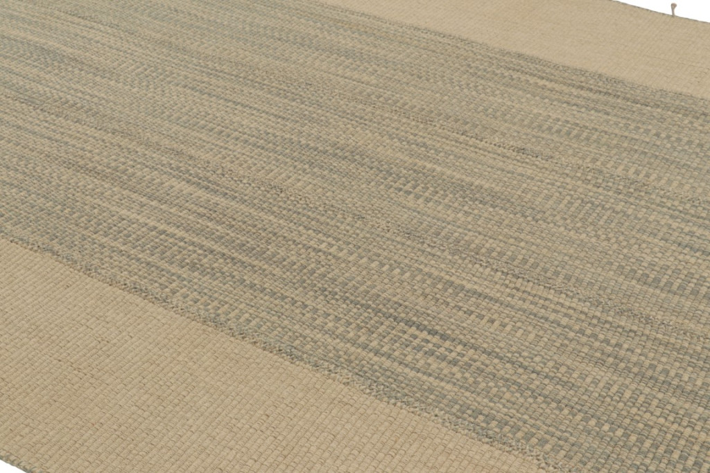 Contemporary Striae Kilim Rug