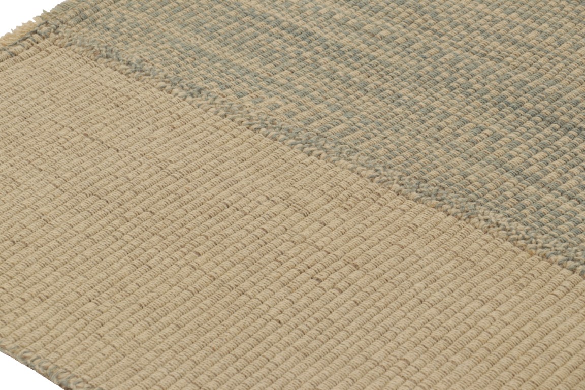 Contemporary Striae Kilim Rug