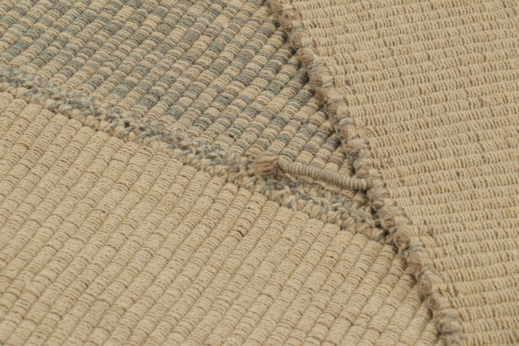 Contemporary Striae Kilim Rug