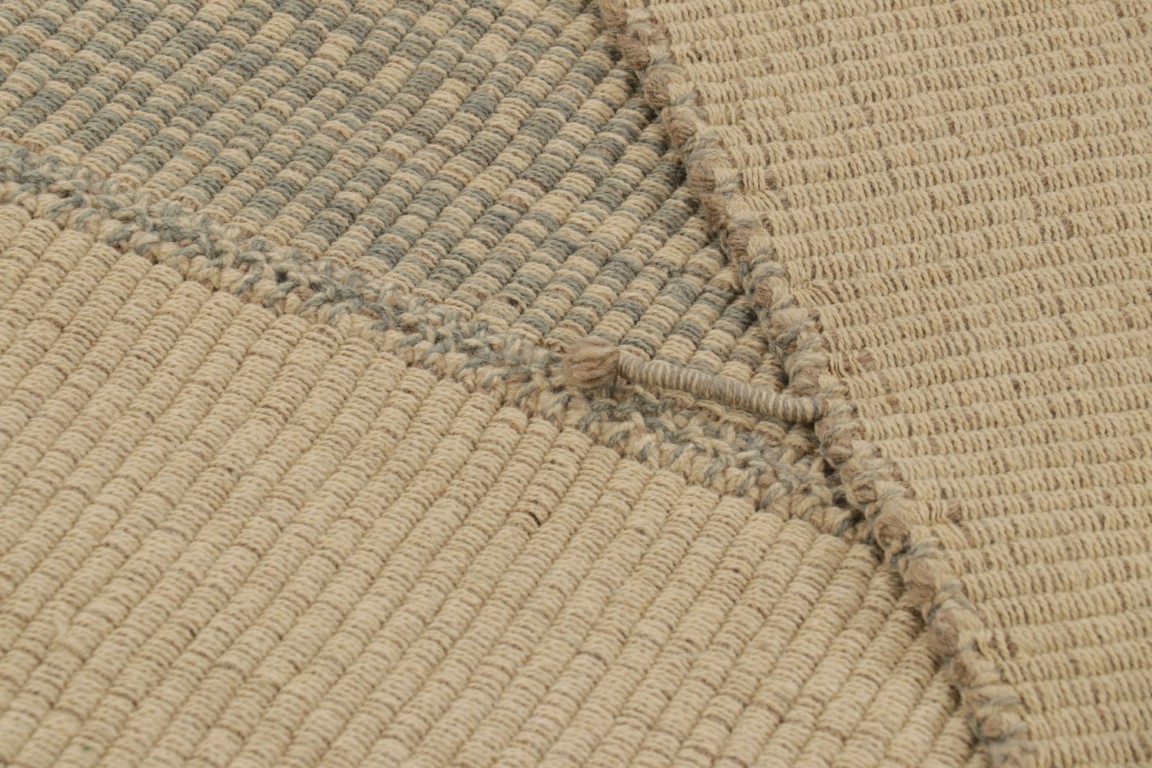 Contemporary Striae Kilim Rug