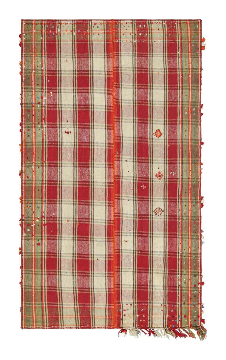 Vintage Jajim Qashqai Kilim