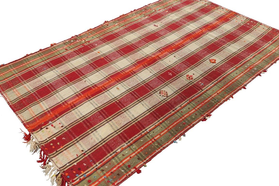 Vintage Jajim Qashqai Kilim