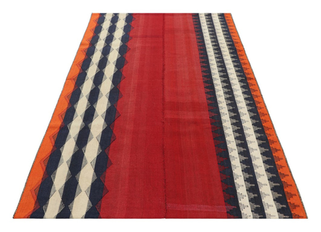 Vintage Jajim Qashqai Kilim