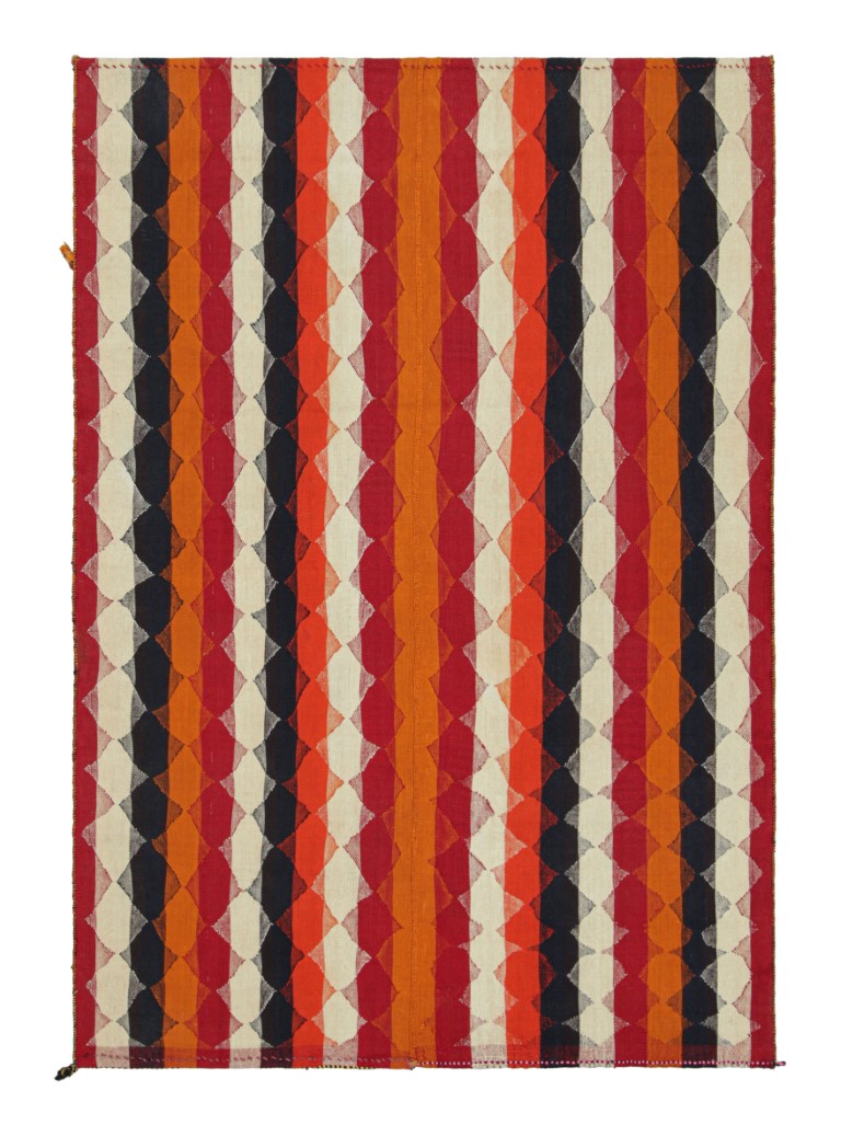Vintage Jajim Qashqai Kilim