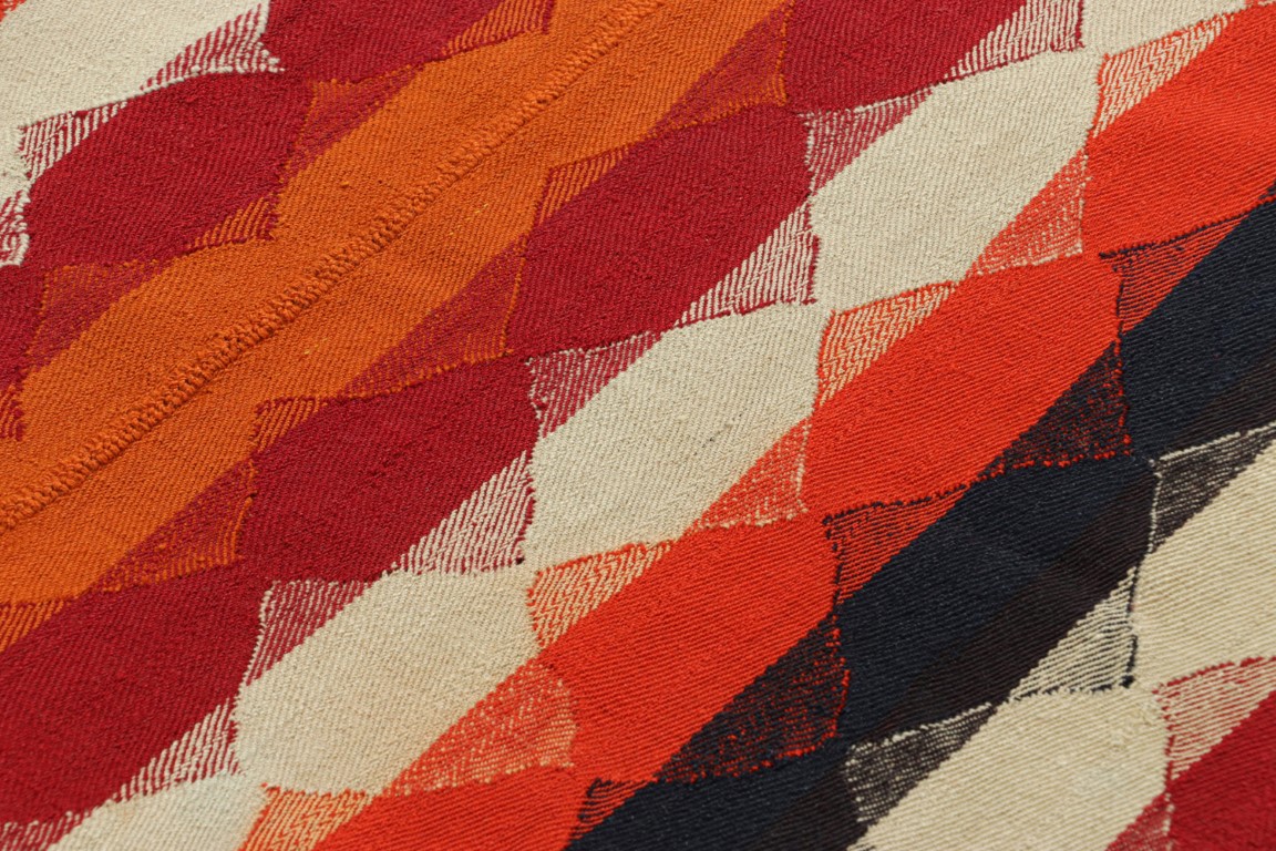 Vintage Jajim Qashqai Kilim