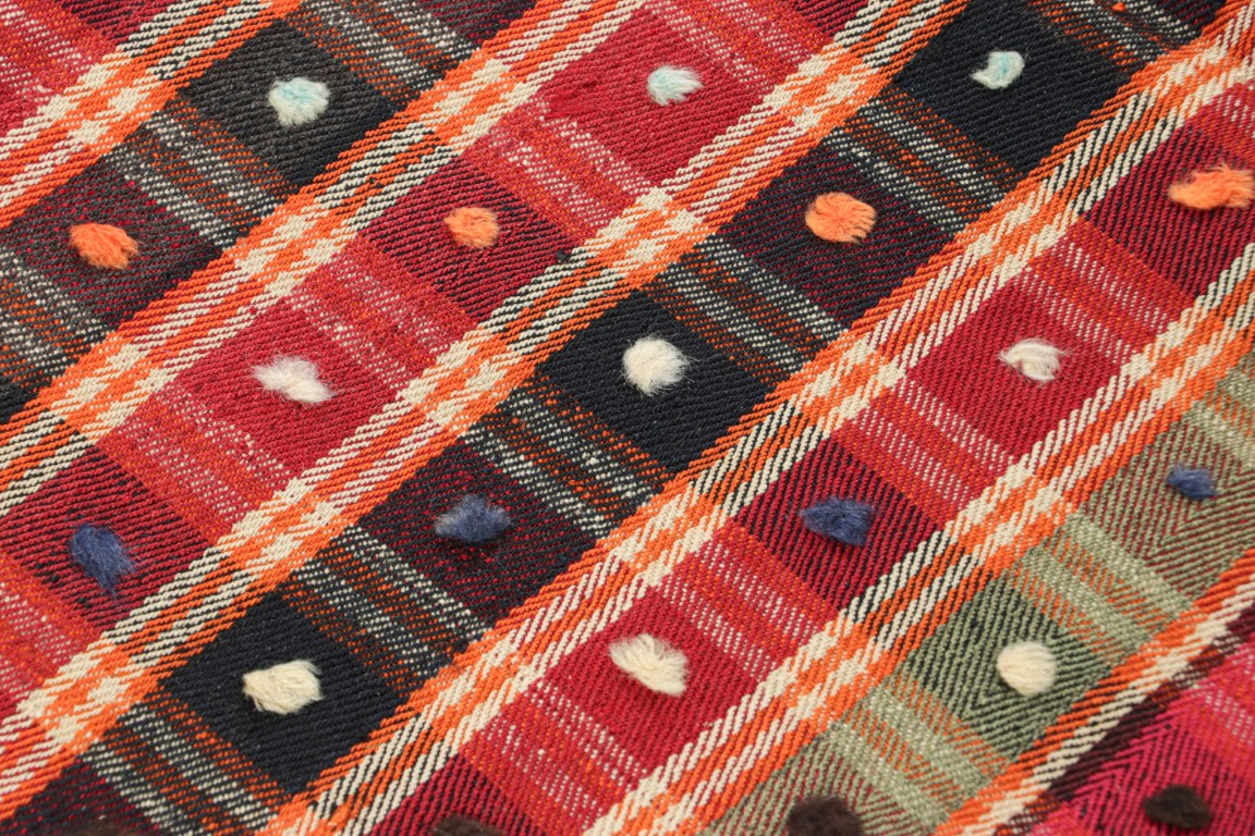 Vintage Jajim Qashqai Kilim