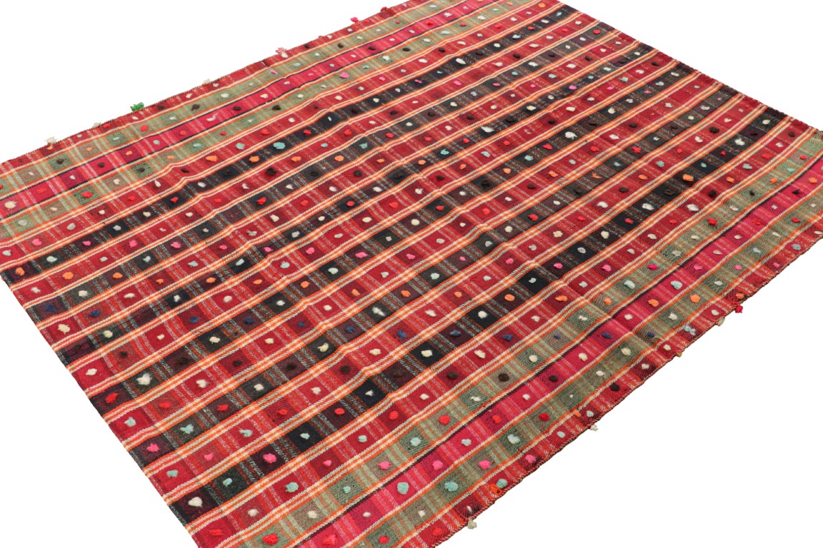 Vintage Jajim Qashqai Kilim