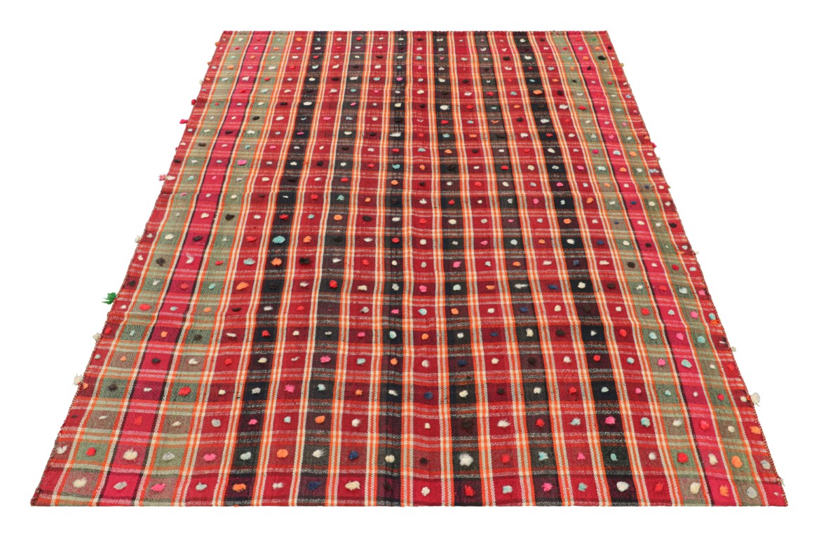 Vintage Jajim Qashqai Kilim