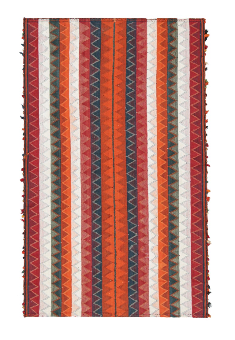 Vintage Jajim Qashqai Kilim