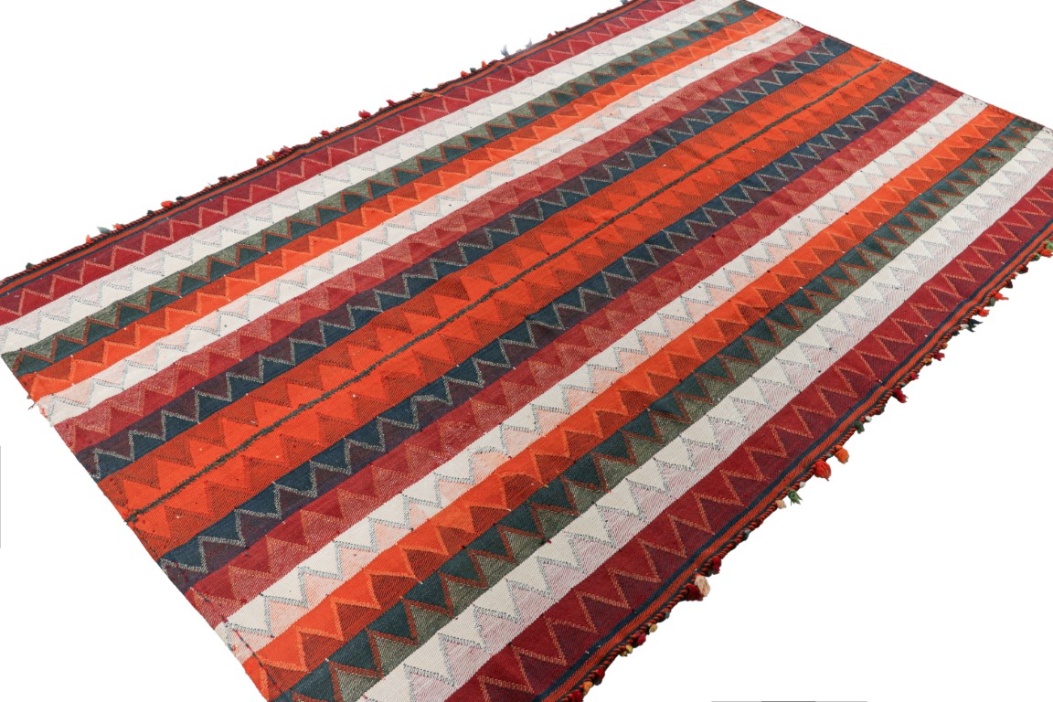 Vintage Jajim Qashqai Kilim