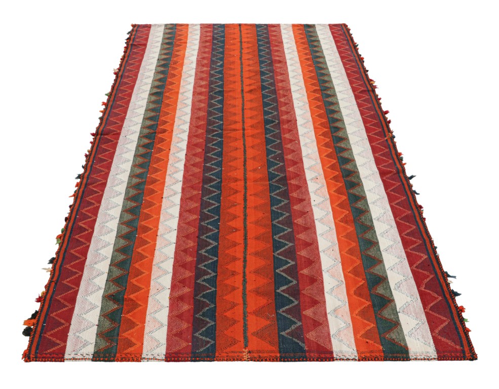 Vintage Jajim Qashqai Kilim