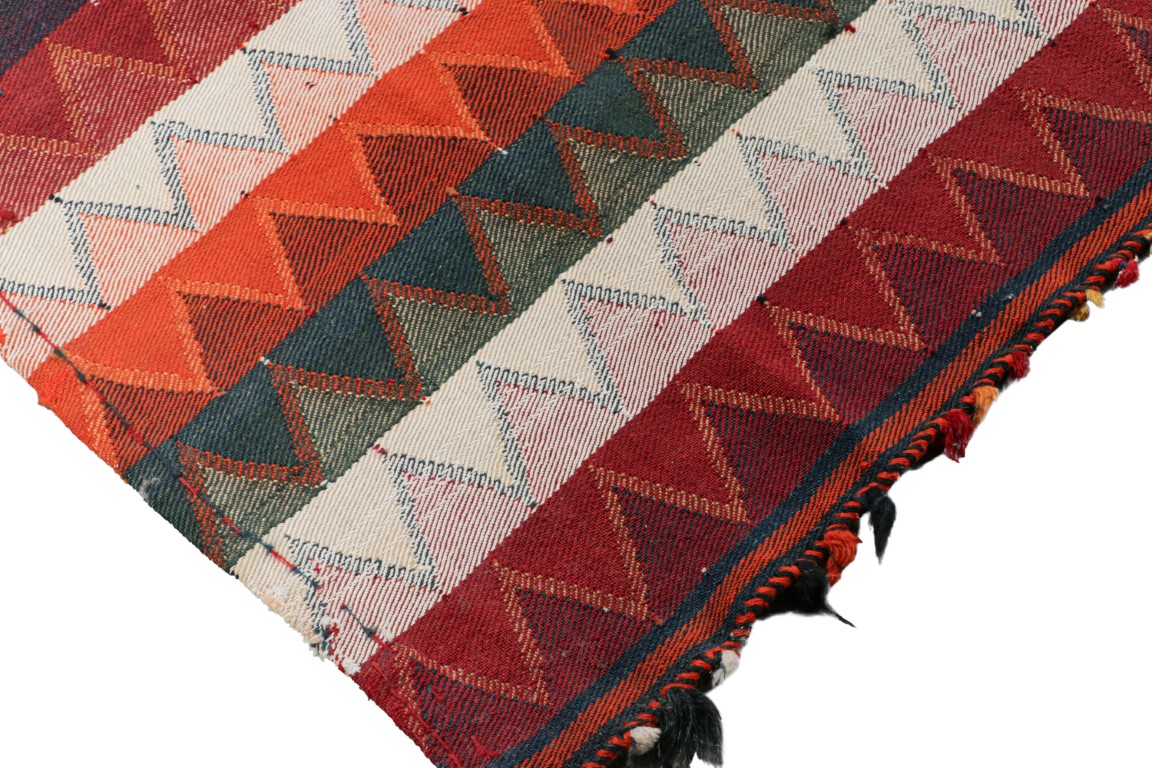 Vintage Jajim Qashqai Kilim