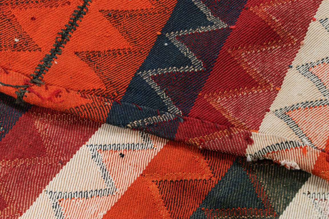 Vintage Jajim Qashqai Kilim