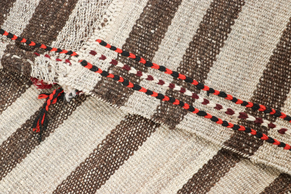 Vintage Jajim Qashqai Kilim