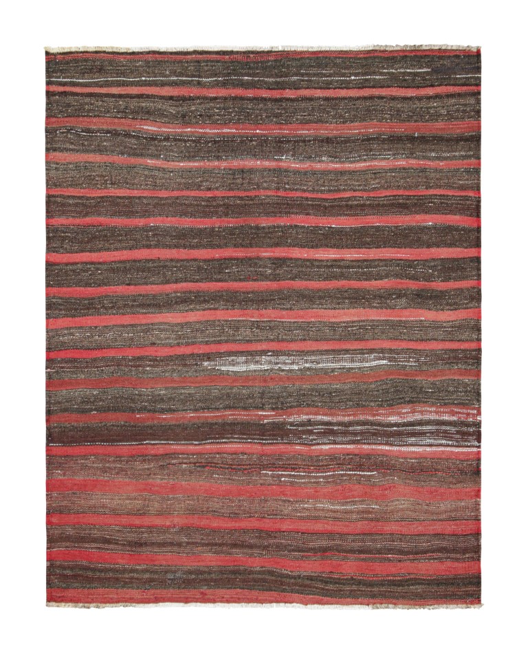Vintage Shahsavan Striped Kilim