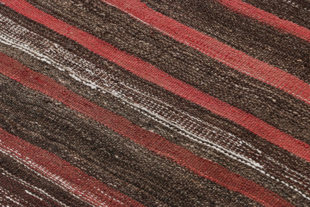 Vintage Shahsavan Striped Kilim