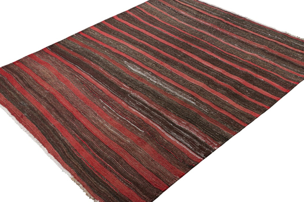 Vintage Shahsavan Striped Kilim