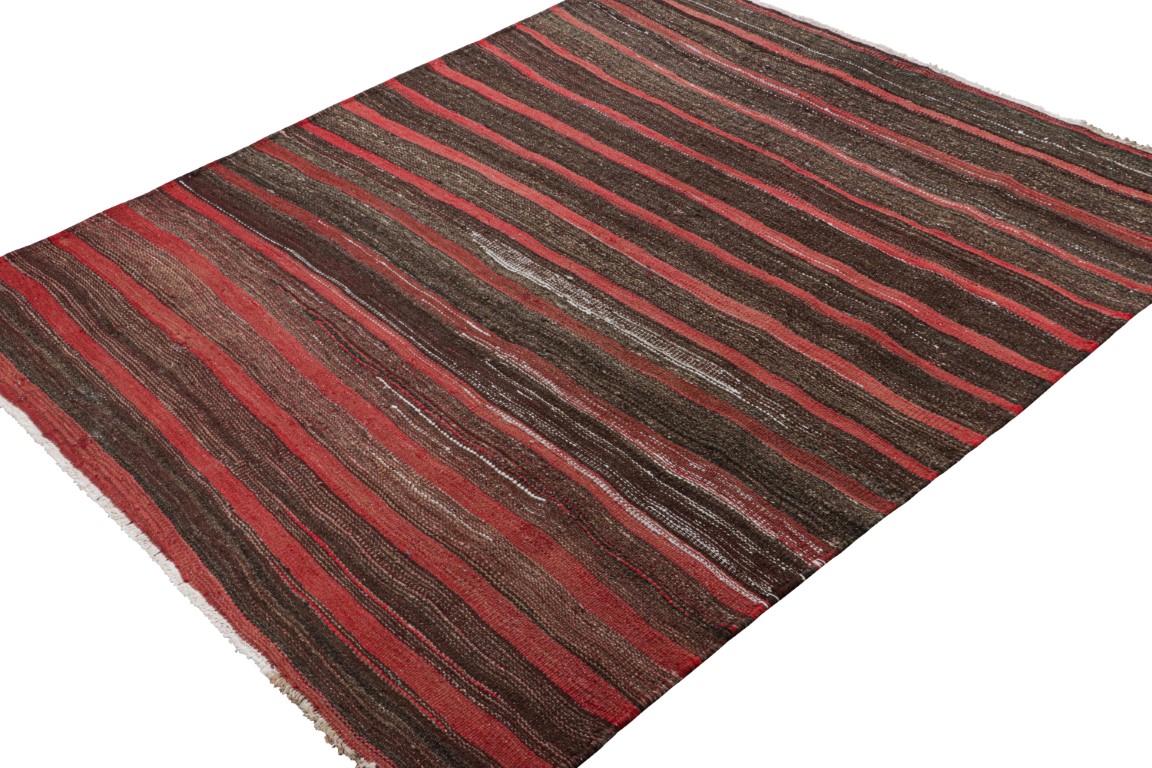Vintage Shahsavan Striped Kilim