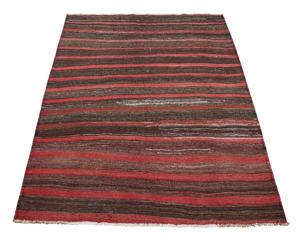 Vintage Shahsavan Striped Kilim