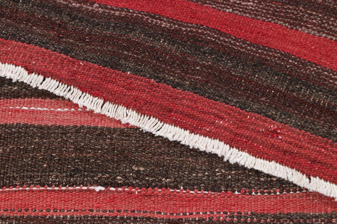 Vintage Shahsavan Striped Kilim