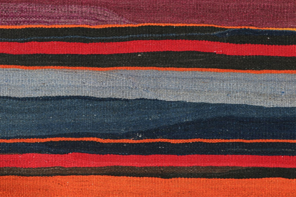 Vintage Shahsavan Striped Kilim