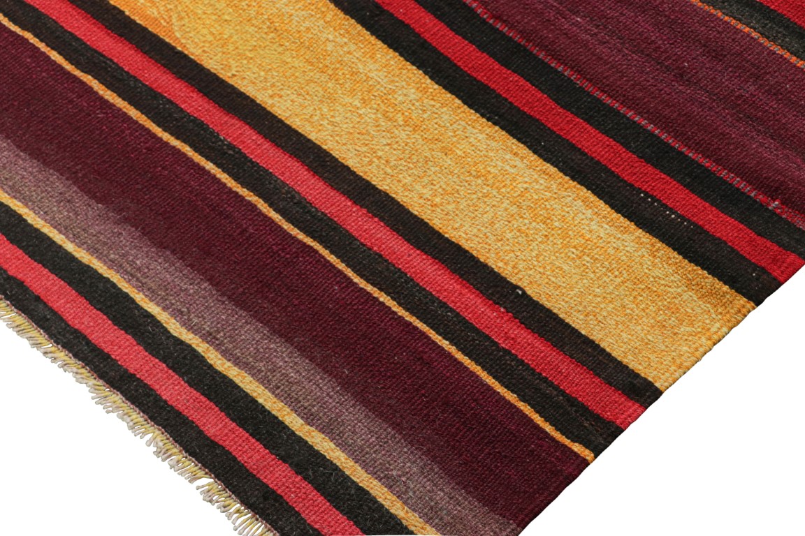 Vintage Shahsavan Striped Kilim