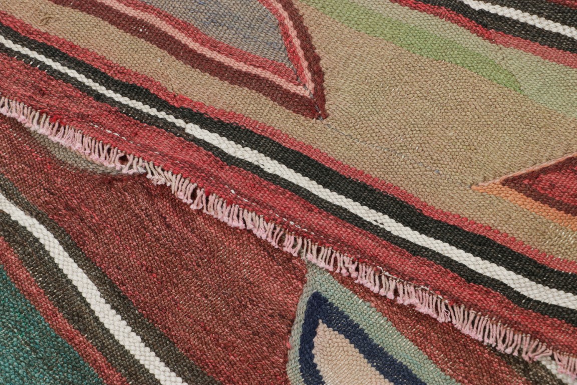 Vintage Striped Kilim