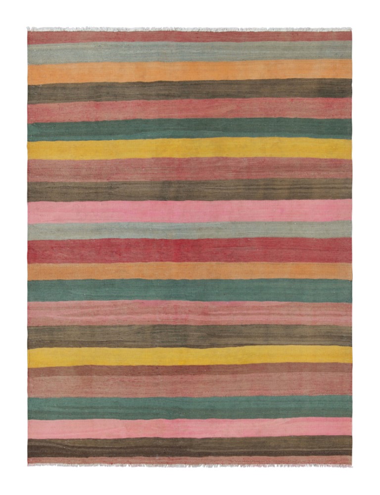 Vintage Shahsavan Striped Kilim