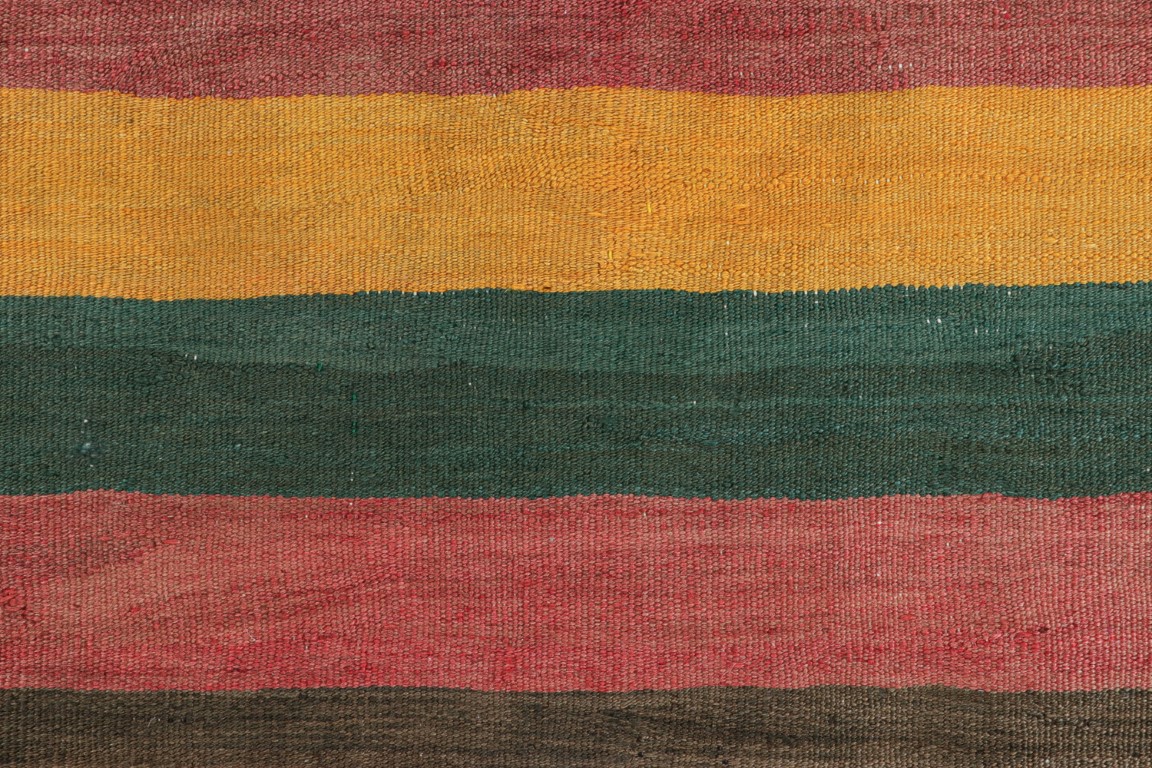 Vintage Shahsavan Striped Kilim