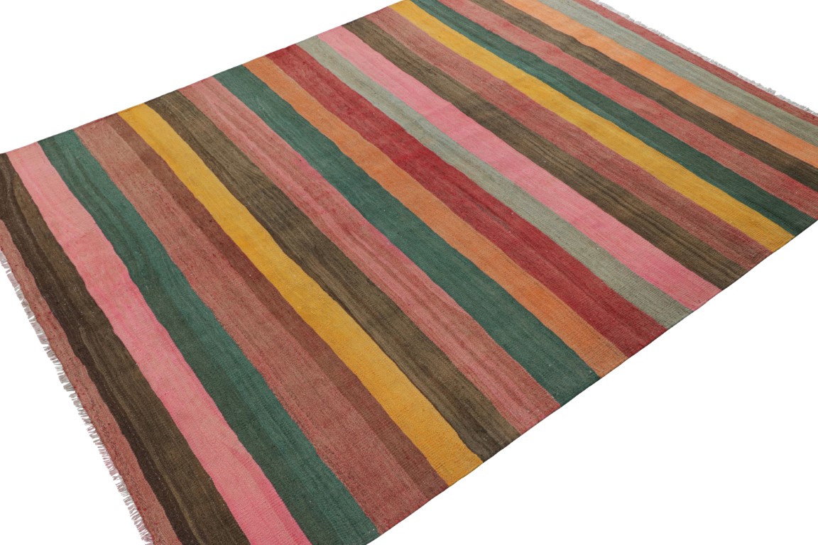 Vintage Shahsavan Striped Kilim