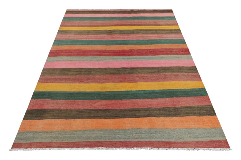 Vintage Shahsavan Striped Kilim