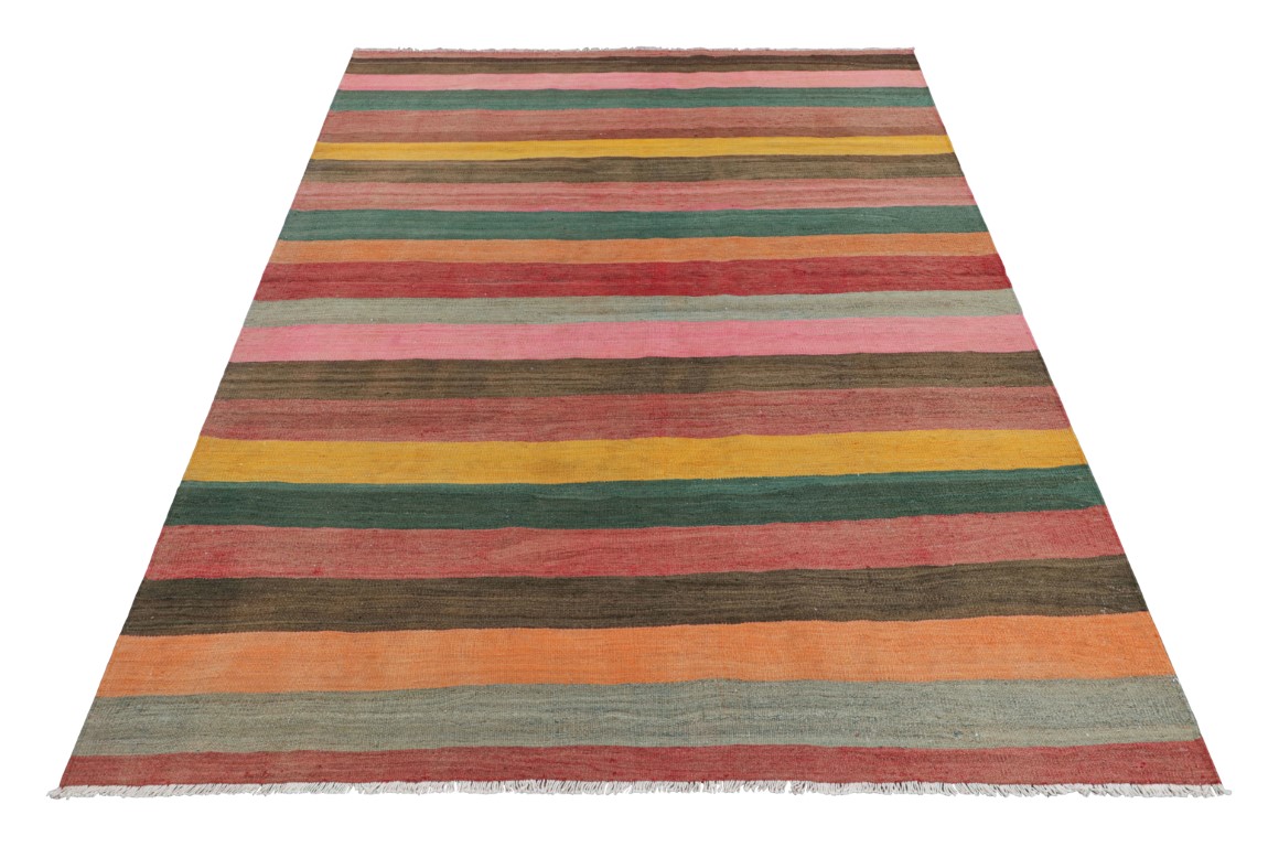 Vintage Shahsavan Striped Kilim