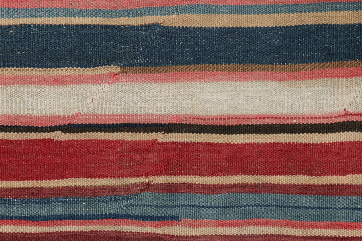 Vintage Shahsavan Striped Kilim