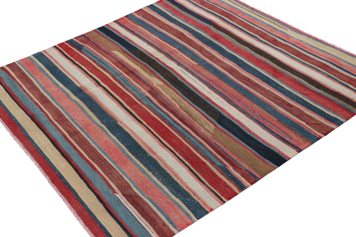 Vintage Shahsavan Striped Kilim