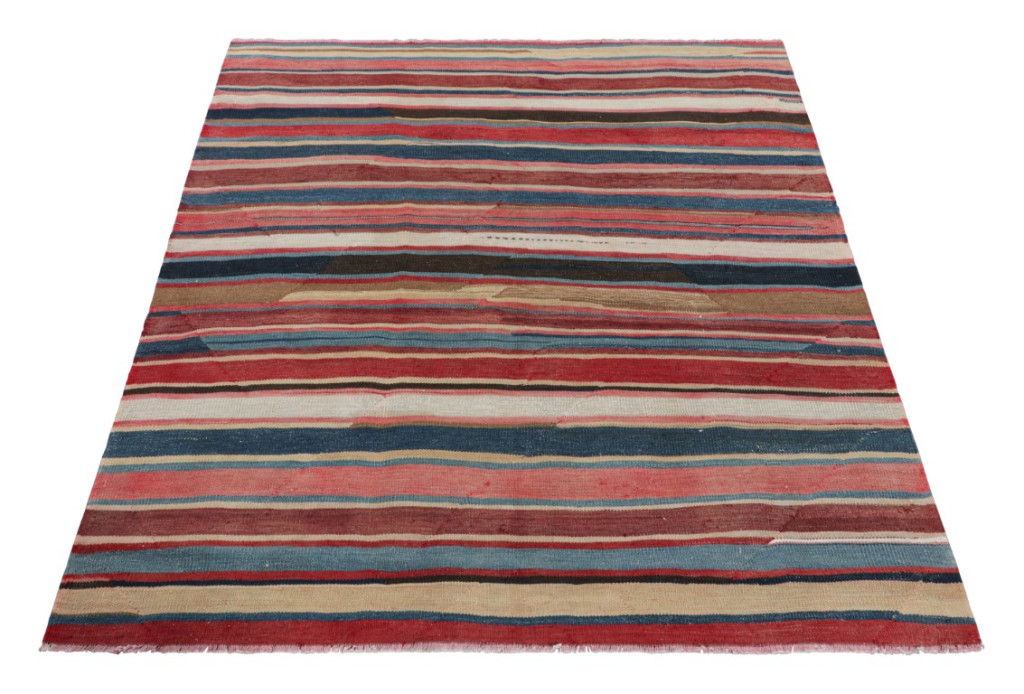 Vintage Shahsavan Striped Kilim
