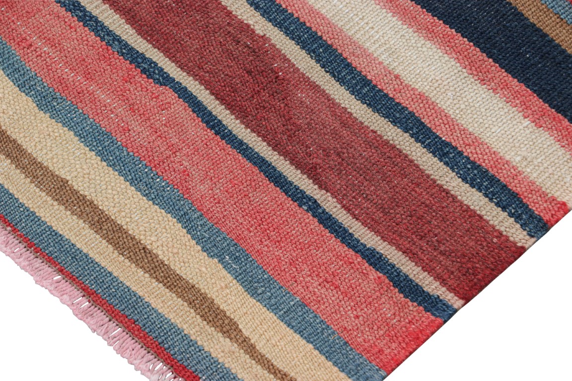Vintage Shahsavan Striped Kilim