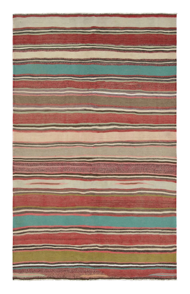 Vintage Shahsavan Striped Kilim