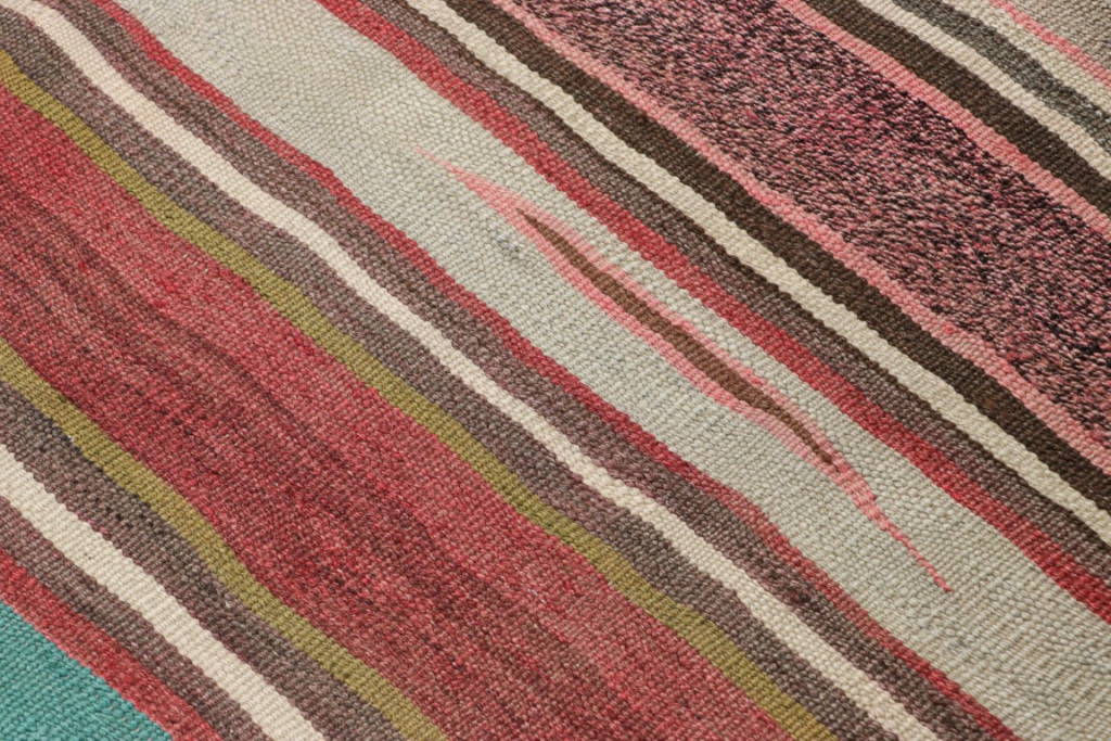 Vintage Shahsavan Striped Kilim