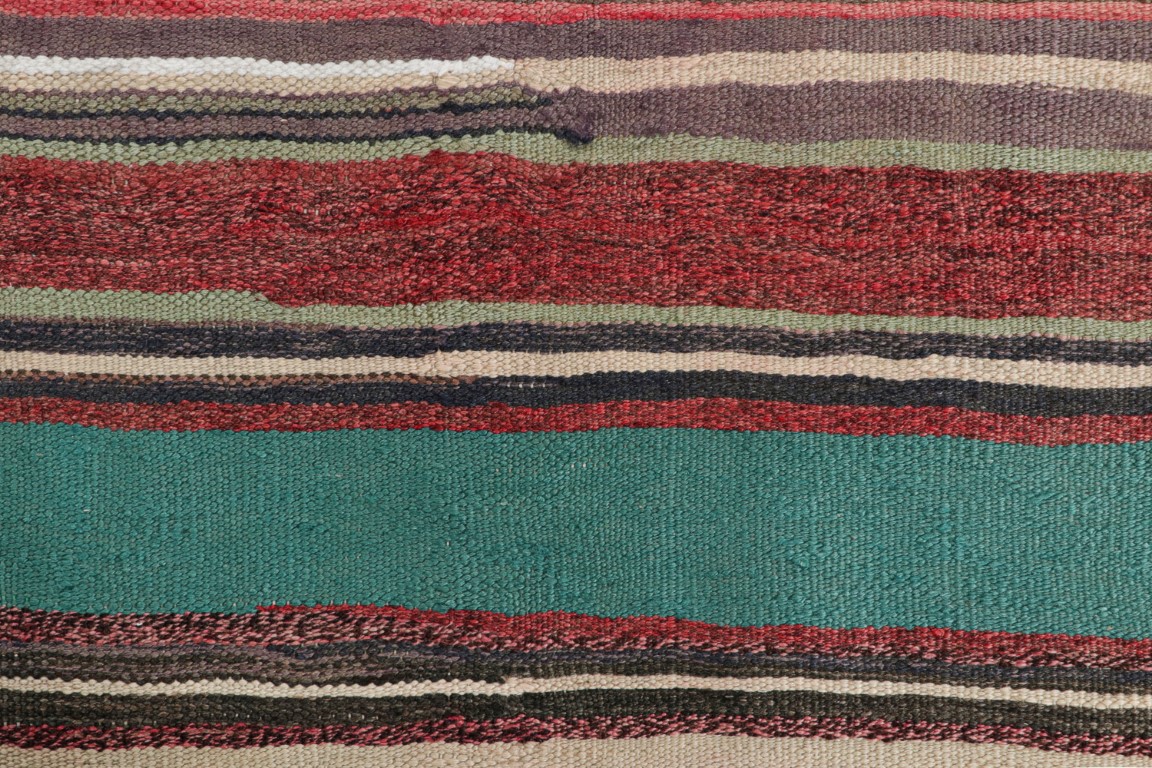 Vintage Shahsavan Striped Kilim