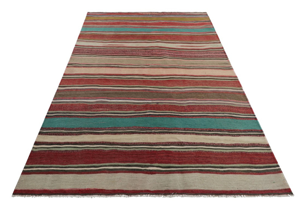 Vintage Shahsavan Striped Kilim