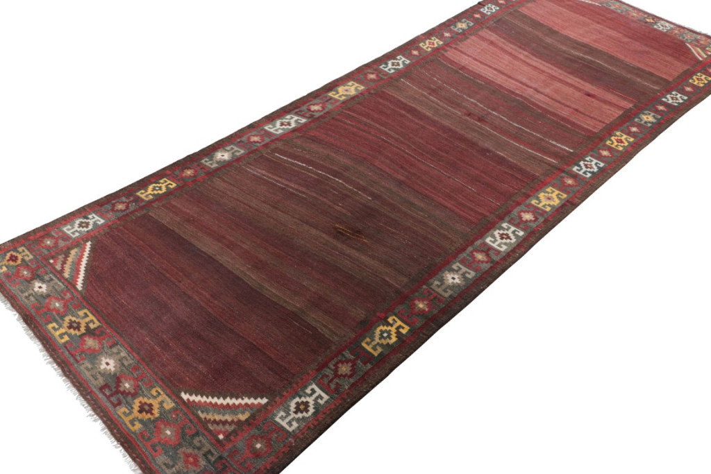 Vintage Shahsavan Striped Kilim