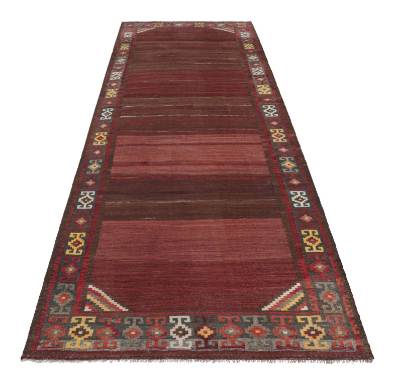 Vintage Shahsavan Striped Kilim